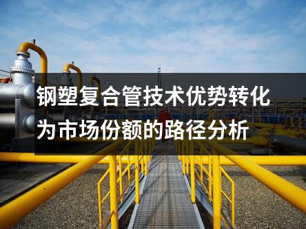 鋼塑復(fù)合管技術(shù)優(yōu)勢(shì)轉(zhuǎn)化為市場(chǎng)份額的路徑分析