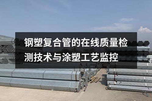 鋼塑復(fù)合管的在線質(zhì)量檢測技術(shù)與涂塑工藝監(jiān)控